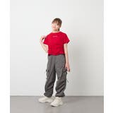[130-160]【毛玉になりにくい/綿100％】クロップドドロストTシャツ | a.v.v【KIDS】 | 詳細画像6 