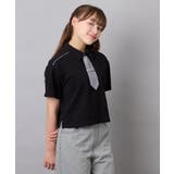 [130-160]ネクタイ付きクロップドトップス | a.v.v【KIDS】 | 詳細画像15 