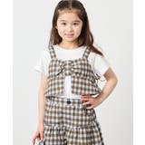 [120 160][ママとお揃いコーデが叶う セットアップ可能]リボンビスチェド… | a.v.v【KIDS】 | 詳細画像2 