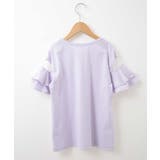 [140-150]【接触冷感】シアーフリルスリーブカットソー | a.v.v【KIDS】 | 詳細画像12 