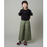 [140-150]【接触冷感】シアーフリルスリーブカットソー | a.v.v【KIDS】 | 詳細画像2 