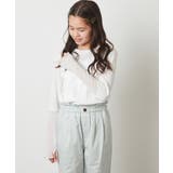 [150-160]袖シアー切り替えカットソー | a.v.v【KIDS】 | 詳細画像16 