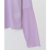 [150-160]袖シアー切り替えカットソー | a.v.v【KIDS】 | 詳細画像24 