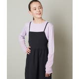 [150-160]袖シアー切り替えカットソー | a.v.v【KIDS】 | 詳細画像4 