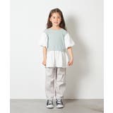 [140-150]ボリューム袖ドッキングトップス | a.v.v【KIDS】 | 詳細画像19 
