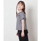 [100-130]ハートワッペン半袖Tシャツ | a.v.v【KIDS】 | 詳細画像10 