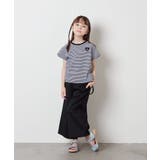 [100-130]ハートワッペン半袖Tシャツ | a.v.v【KIDS】 | 詳細画像14 