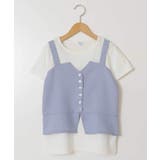 [100-130]【セットアップ対応】キャミドッキングトップス | a.v.v【KIDS】 | 詳細画像2 