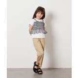 [100-130]チュールキャミドッキングＴシャツ | a.v.v【KIDS】 | 詳細画像29 