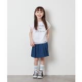 [100-130]チュールレイヤーロゴTシャツ | a.v.v【KIDS】 | 詳細画像14 