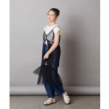 [140-150]【２点セット】チュールキャミワンピ×Tシャツ | a.v.v【KIDS】 | 詳細画像11 
