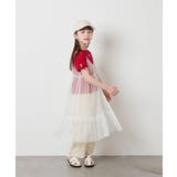 [140-150]【２点セット】チュールキャミワンピ×Tシャツ | a.v.v【KIDS】 | 詳細画像33 