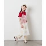 [140-150]【２点セット】チュールキャミワンピ×Tシャツ | a.v.v【KIDS】 | 詳細画像34 