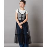 [140-150]【２点セット】チュールキャミワンピ×Tシャツ | a.v.v【KIDS】 | 詳細画像9 
