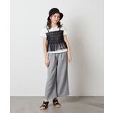 [140-150]チュールキャミドッキングＴシャツ | a.v.v【KIDS】 | 詳細画像25 