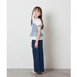[140-150]チュールキャミドッキングＴシャツ | a.v.v【KIDS】 | 詳細画像8 