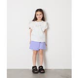 【接触冷感/ジメジメ対策】[100-150]肩フリルモチーフＴシャツ | a.v.v【KIDS】 | 詳細画像17 