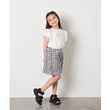 【接触冷感/ジメジメ対策】[100-150]肩フリルモチーフＴシャツ | a.v.v【KIDS】 | 詳細画像24 