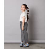 【接触冷感/ジメジメ対策】[100-150]肩フリルモチーフＴシャツ | a.v.v【KIDS】 | 詳細画像32 