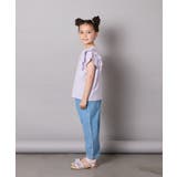 【接触冷感/ジメジメ対策】[100-150]肩フリルモチーフＴシャツ | a.v.v【KIDS】 | 詳細画像8 