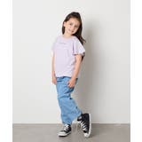 [100-160]【WEB限定/接触冷感】フレアスリーブプチロゴTシャツ | a.v.v【KIDS】 | 詳細画像24 
