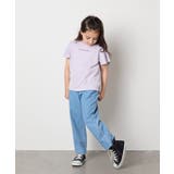 [100-160]【WEB限定/接触冷感】フレアスリーブプチロゴTシャツ | a.v.v【KIDS】 | 詳細画像26 