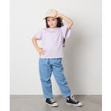 [100-160]【WEB限定/接触冷感】フレアスリーブプチロゴTシャツ | a.v.v【KIDS】 | 詳細画像28 