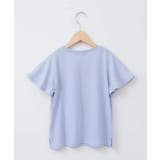 [100-160]【WEB限定/接触冷感】フレアスリーブプチロゴTシャツ | a.v.v【KIDS】 | 詳細画像3 
