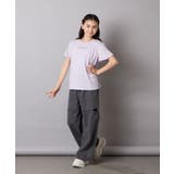 [100-160]【WEB限定/接触冷感】フレアスリーブプチロゴTシャツ | a.v.v【KIDS】 | 詳細画像35 