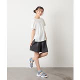 [100-160]【WEB限定/接触冷感】フレアスリーブプチロゴTシャツ | a.v.v【KIDS】 | 詳細画像40 