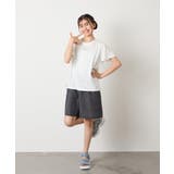 [100-160]【WEB限定/接触冷感】フレアスリーブプチロゴTシャツ | a.v.v【KIDS】 | 詳細画像42 