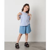 [100-160]【WEB限定/接触冷感】フレアスリーブプチロゴTシャツ | a.v.v【KIDS】 | 詳細画像62 