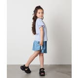 [100-160]【WEB限定/接触冷感】フレアスリーブプチロゴTシャツ | a.v.v【KIDS】 | 詳細画像64 