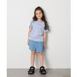 [100-160]【WEB限定/接触冷感】フレアスリーブプチロゴTシャツ | a.v.v【KIDS】 | 詳細画像9 