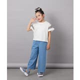 シアーギンガムキリカエスリーブＴシャツ | a.v.v【KIDS】 | 詳細画像37 