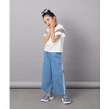 シアーギンガムキリカエスリーブＴシャツ | a.v.v【KIDS】 | 詳細画像38 