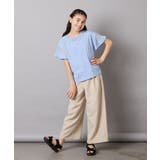 シアーギンガムキリカエスリーブＴシャツ | a.v.v【KIDS】 | 詳細画像46 