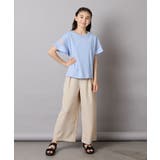 シアーギンガムキリカエスリーブＴシャツ | a.v.v【KIDS】 | 詳細画像48 