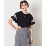 シアーギンガムキリカエスリーブＴシャツ | a.v.v【KIDS】 | 詳細画像55 