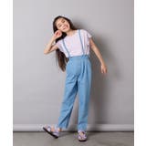 シアーギンガムフレアスリーブTシャツ | a.v.v【KIDS】 | 詳細画像50