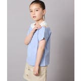 【接触冷感/ジメジメ対策】[140-150]オフショルレイヤードロゴTシャツ | a.v.v【KIDS】 | 詳細画像17 