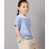【接触冷感/ジメジメ対策】[140-150]オフショルレイヤードロゴTシャツ | a.v.v【KIDS】 | 詳細画像19 