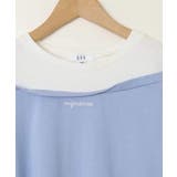 【接触冷感/ジメジメ対策】[140-150]オフショルレイヤードロゴTシャツ | a.v.v【KIDS】 | 詳細画像4 