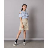 【接触冷感/ジメジメ対策】[140-150]フリルオフショルTシャツ | a.v.v【KIDS】 | 詳細画像14 