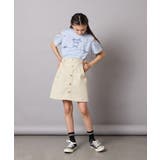 【接触冷感/ジメジメ対策】[140-150]フリルオフショルTシャツ | a.v.v【KIDS】 | 詳細画像18 
