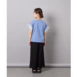 [110-160]【WEB限定】ドットチュール袖Tシャツ | a.v.v【KIDS】 | 詳細画像10 