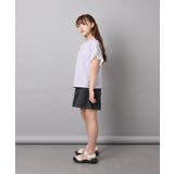 [110-160]【WEB限定】ドットチュール袖Tシャツ | a.v.v【KIDS】 | 詳細画像24 