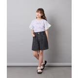 [110-160]【WEB限定】ドットチュール袖Tシャツ | a.v.v【KIDS】 | 詳細画像27 