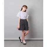 [110-160]【WEB限定】ドットチュール袖Tシャツ | a.v.v【KIDS】 | 詳細画像28 