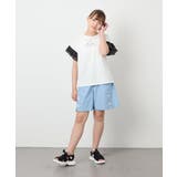 [110-160]【WEB限定】ドットチュール袖Tシャツ | a.v.v【KIDS】 | 詳細画像35 